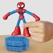 Imagine PLAY DOH SPIDERMAN SET 2 FIGURINE BATALIE CU LANSATOR SI SULITA