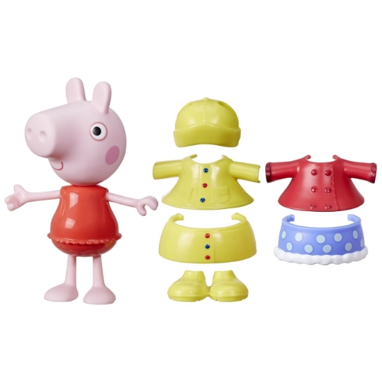 Imagine PEPPA PIG SET FIGURINA SI ACCESORII VESTIMENTARE PEPPA PIG 15CM
