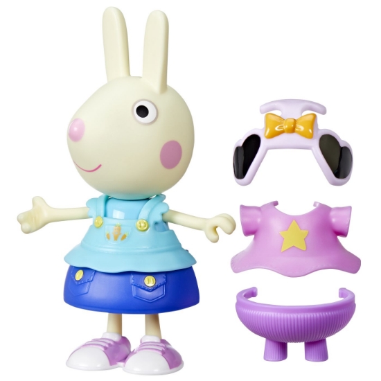 Imagine  PEPPA PIG SET FIGURINA SI ACCESORII VESTIMENTARE IEPURASUL REBECCA 15CM