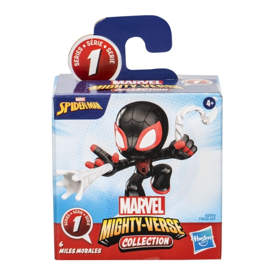 Imagine SPIDER MAN MIGHTY VERSE SERIA 1 FIGURINA MILES MORALES 6CM