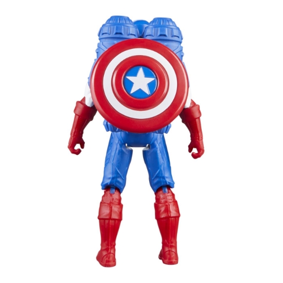 Imagine AVANGERS EPIC HERO BATTLE GEAR FIGURINA CAPTAIN AMERICA 10CM