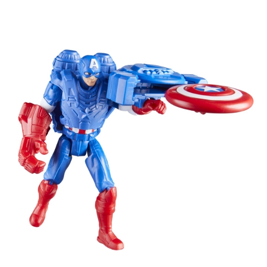 Imagine AVANGERS EPIC HERO BATTLE GEAR FIGURINA CAPTAIN AMERICA 10CM