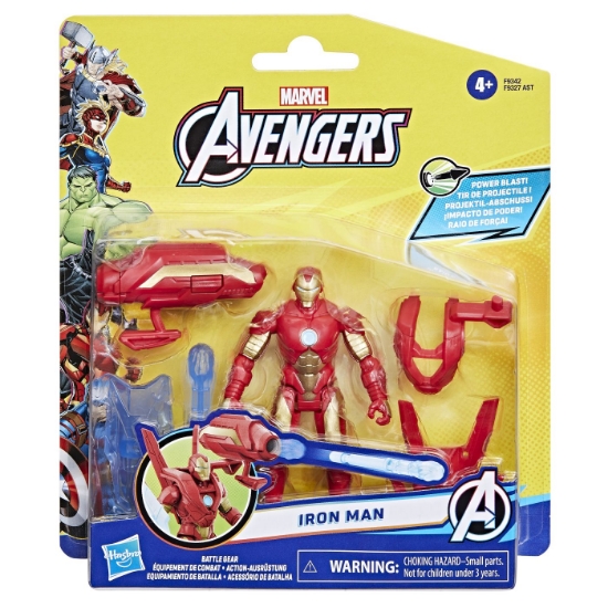 Imagine AVANGERS EPIC HERO BATTLE GEAR FIGURINA IRON MAN 10CM