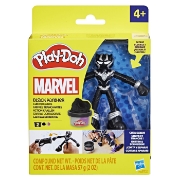 Imagine PLAY-DOH MARVEL FIGURINA FLEXIBILA CU ACCESORII BLACK PANTHER 10CM	