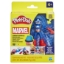 Imagine PLAY-DOH MARVEL FIGURINA FLEXIBILA CU ACCESORII CAPTAIN AMERICA 10CM
