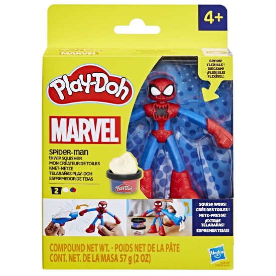 Imagine PLAY-DOH MARVEL FIGURINA FLEXIBILA CU ACCESORII SPIDER MAN 10CM	