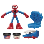 Imagine PLAY-DOH MARVEL FIGURINA FLEXIBILA CU ACCESORII SPIDER MAN 10CM	