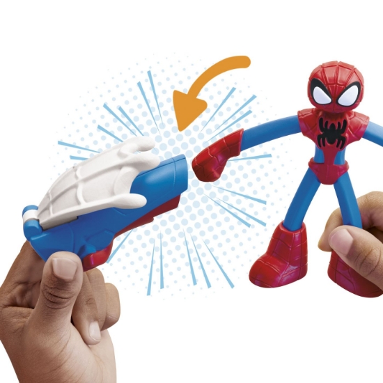 Imagine PLAY-DOH MARVEL FIGURINA FLEXIBILA CU ACCESORII SPIDER MAN 10CM	
