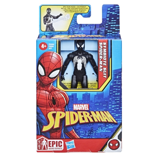 Imagine SPIDERMAN EPIC HERO FIGURINA COSTUM SYMBIOTE SPIDER MAN 10CM