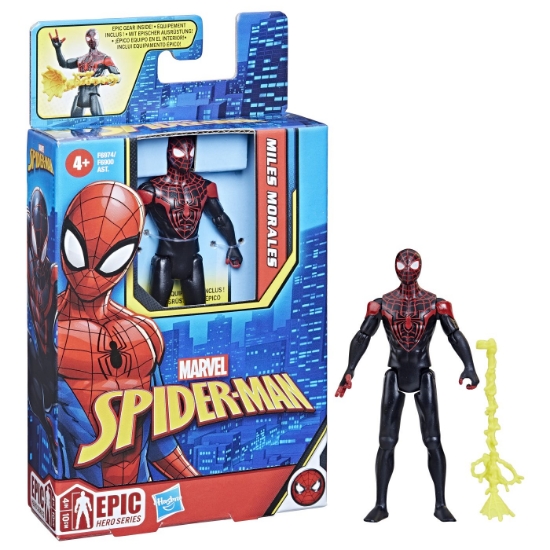 Imagine SPIDERMAN EPIC HERO FIGURINA MILES MORALES 10CM
