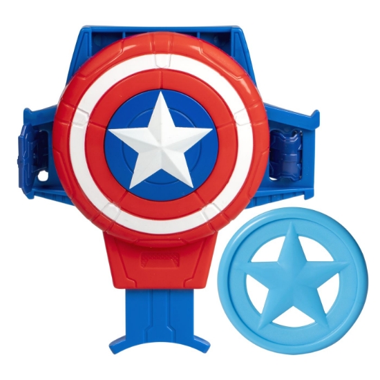 Imagine SPIDERMAN MARVEL ARMA SUPEREROU DISC BLASTER CAPTAIN AMERICA