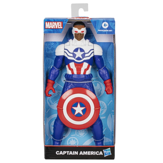 Imagine MARVEL AVENGERS FIGURINA CAPTAIN AMERICA ALBASTRU DESCHIS 24CM