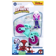 Imagine SPIDERMAN SET MOTOCICLETA SI FIGURINA GHOST SPIDER 6CM