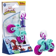 Imagine SPIDERMAN SET MOTOCICLETA SI FIGURINA GHOST SPIDER 6CM
