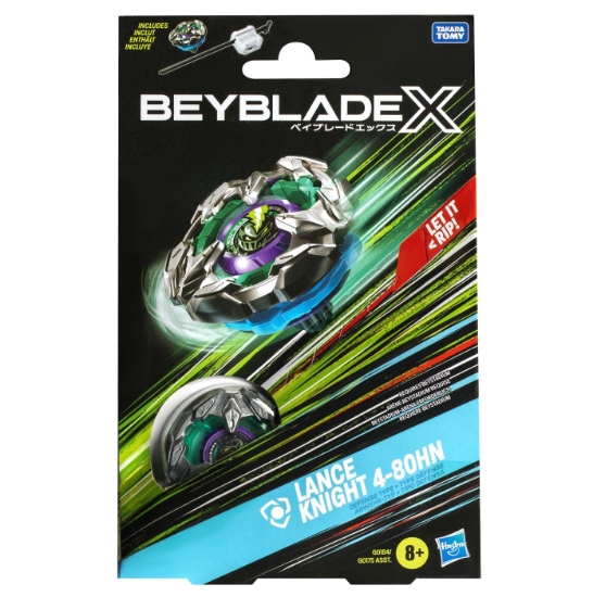 Imagine BEYBLADE X LET IT RIP SET LANSATOR SI ROATA LANCE KNIGHT 4-80HN