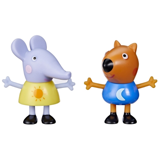 Imagine PEPPA PIG PRIETENI BUNI SET 2 FIGURINE ELEFANTUL EMILY SI VULPITA FREDDY