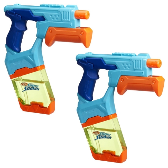 Imagine NERF SUPER SOAKER SET 2 BLASTERE NERF DUNK FILL 
