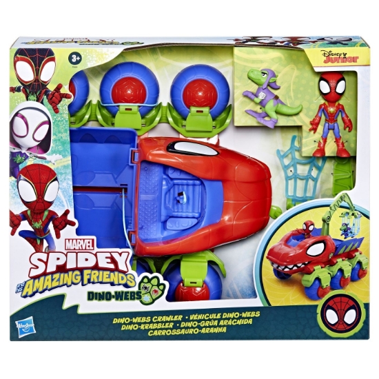 Imagine SPIDEY SI PRIETENII LUI UIMITORI MARVEL VEHICUL DINO WEBS CRAWLER