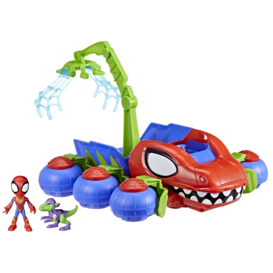 Imagine SPIDEY SI PRIETENII LUI UIMITORI MARVEL VEHICUL DINO WEBS CRAWLER