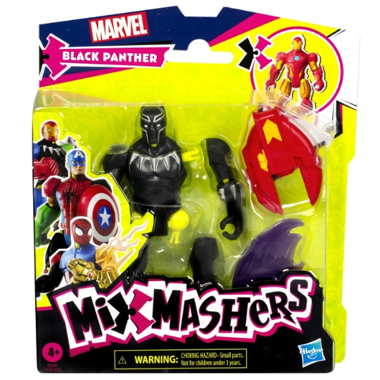 Imagine MARVEL AVENGERS MIX MASHERS FIGURINA BLACK PANTHER 12CM