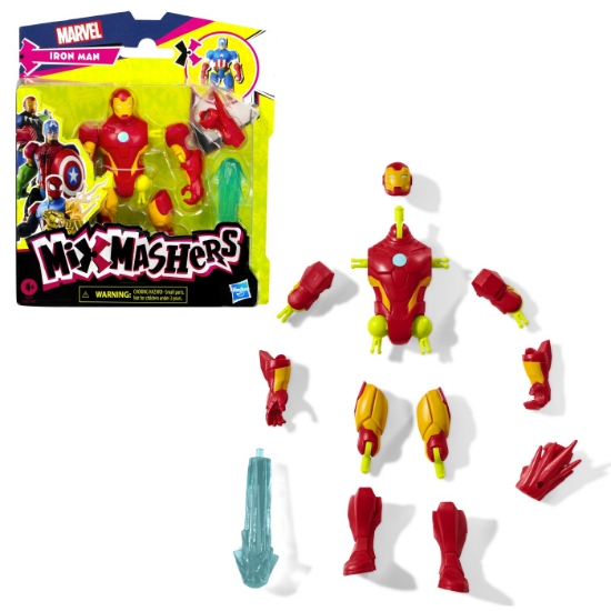 Imagine MARVEL AVENGERS MIX MASHERS FIGURINA IRON MAN 12CM