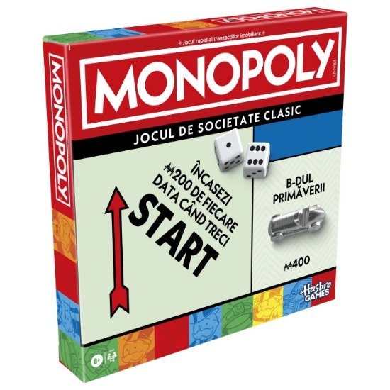 Imagine MONOPOLY JOC CLASIC LIMBA ROMANA