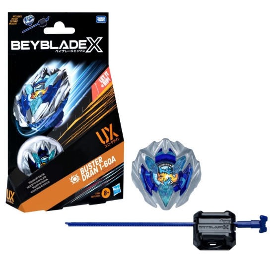 Imagine BEYBLADE X LET IT RIP SET LANSATOR SI ROATA BUSTER DRAN 1-60A UX
