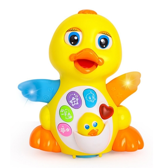 Imagine Rățușca dansatoare cu lumini, sunete și 7 melodii vesele