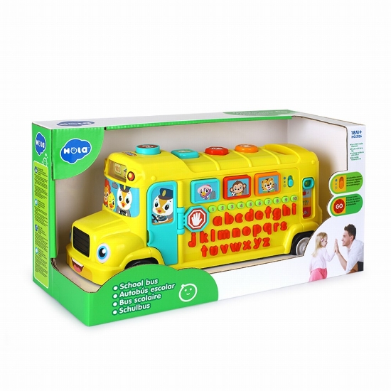 Imagine AUTOBUZ SCOLAR EDUCATIV CU SUNETE SI LUMINI