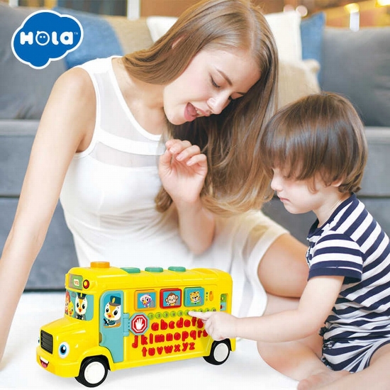 Imagine  Autobuz școlar educativ cu sunete și lumini