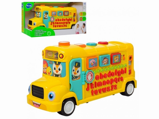 Imagine  Autobuz școlar educativ cu sunete și lumini
