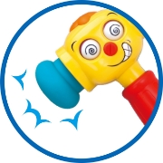 Imagine CIOCAN INTERACTIV SI EDUCATIV CU LUMINI SI SUNETE