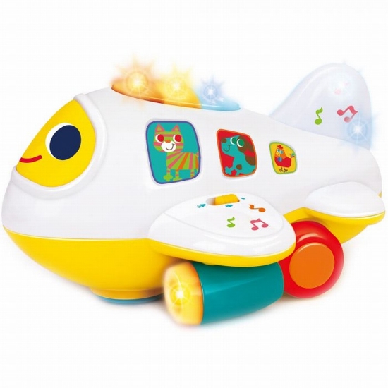 Imagine Avion interactiv cu sunete și lumini – Pregătiți de decolare!