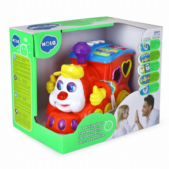 Imagine TRENULET EDUCATIV CU FORME SUNETE SI LUMINI