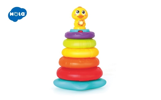 Imagine Rățușca cu inele colorate, lumini și melodii educative