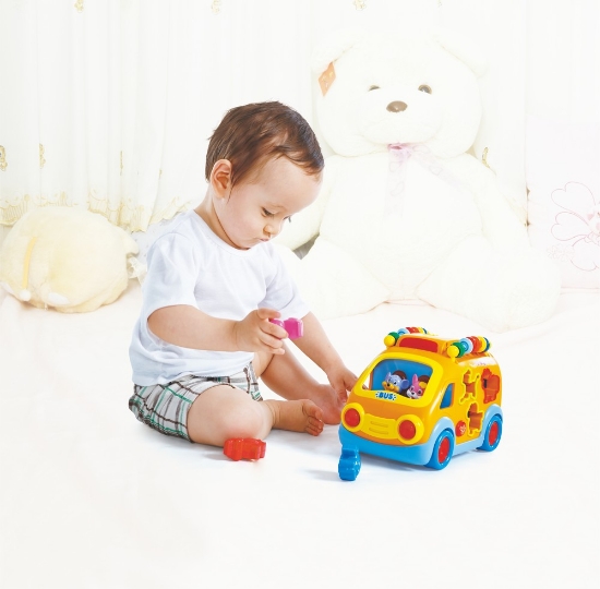 Imagine Camioneta interactivă cu forme – Învață, rotește, potrivește!