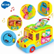 Imagine Autobuzul școlar cu sunete și lumini – Joacă educativă pe patru roți!
