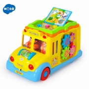 Imagine Autobuzul școlar cu sunete și lumini – Joacă educativă pe patru roți!