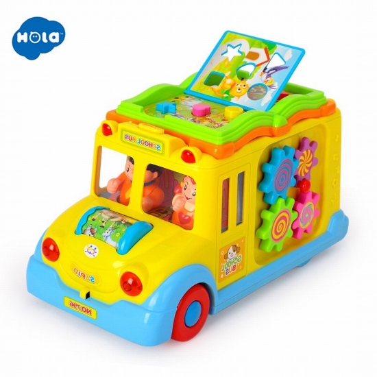 Imagine Autobuzul școlar cu sunete și lumini – Joacă educativă pe patru roți!