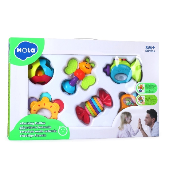 Imagine SET 6 JUCARII ZORNAITOARE PENTRU BEBELUSI