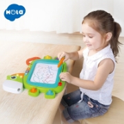 Imagine Tablă magnetică interactivă cu muzică, lumini și stampile – cu mâner