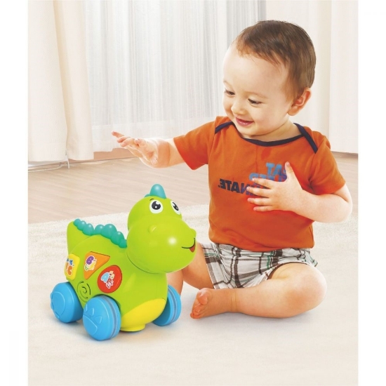 Imagine Baby Dino interactiv – Se mișcă, luminează și cântă!
