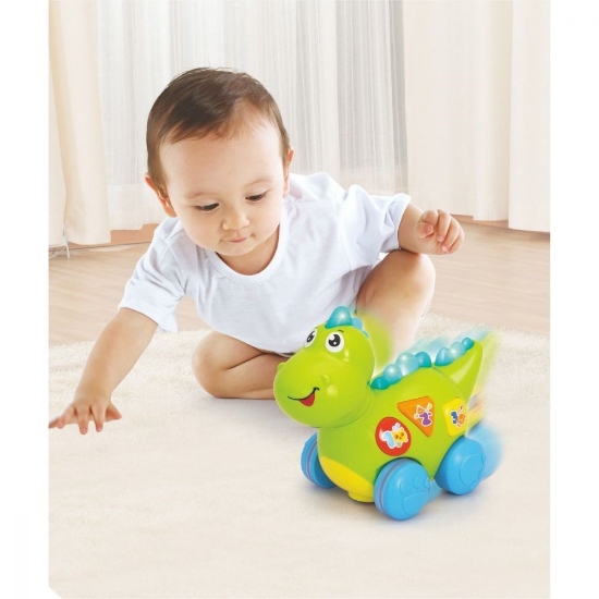 Imagine Baby Dino interactiv – Se mișcă, luminează și cântă!