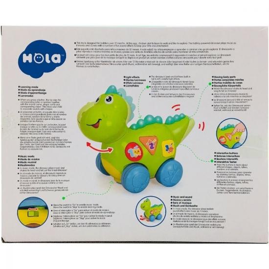 Imagine Baby Dino interactiv – Se mișcă, luminează și cântă!