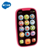 Imagine Primul meu telefon smart roz cu melodii și lumini interactive
