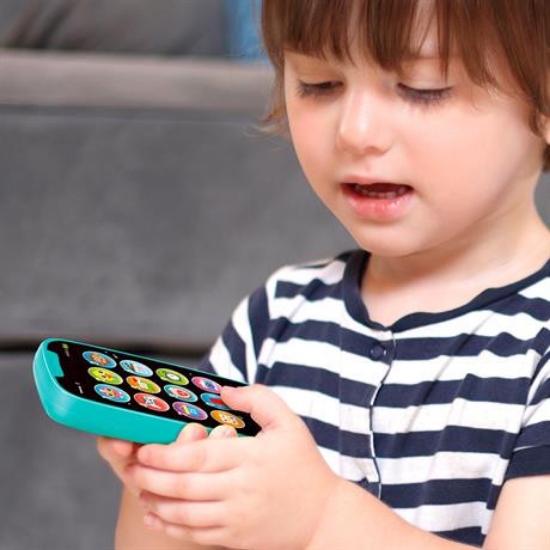 Imagine Primul meu telefon smart verde cu melodii și lumini interactive