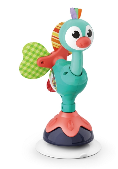 Imagine Jucărie bebe cu ventuză – Păun