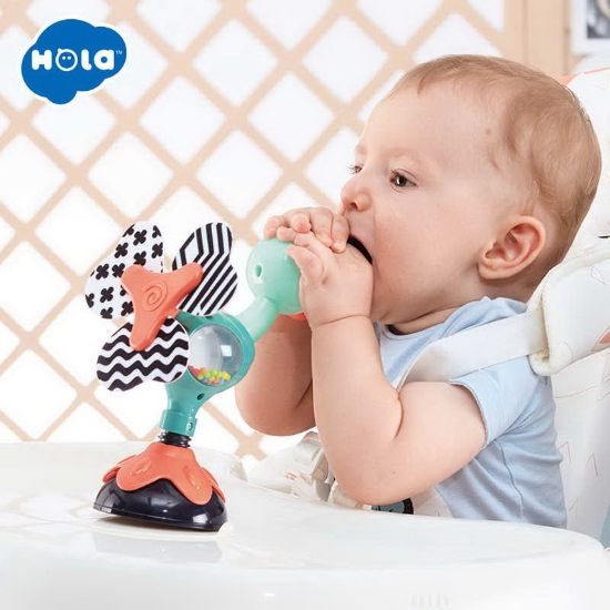 Imagine Jucărie bebe cu ventuză – Păun