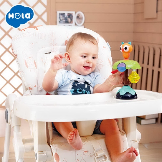 Imagine Jucărie bebe cu ventuză – Bufniță