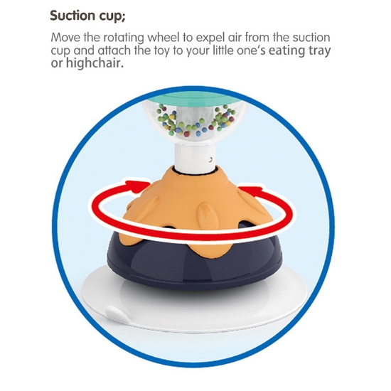 Imagine Jucărie bebe cu ventuză – Animăluț